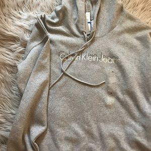 Calvin Klein gray hoodie